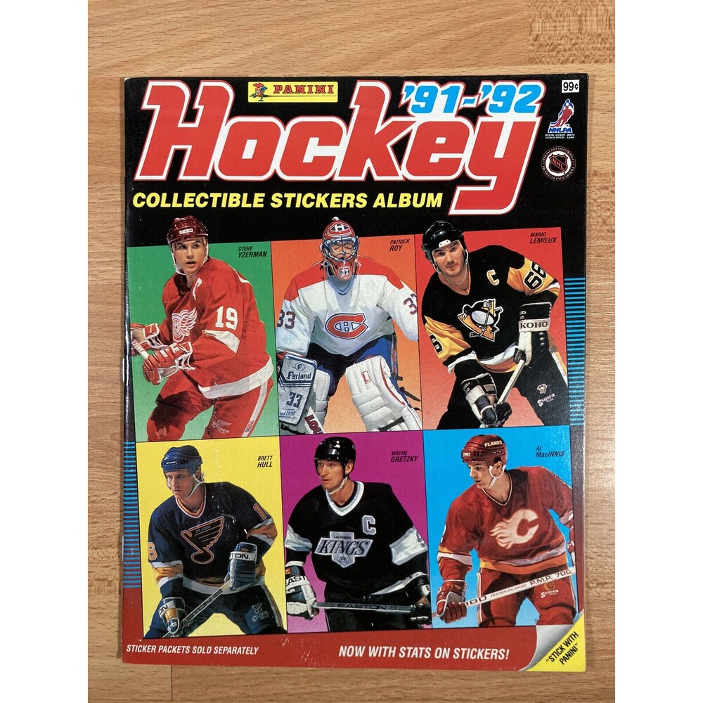Panini • NHL Hockey Trading Sports Card Sticker Album • 1991-1992 • Unused